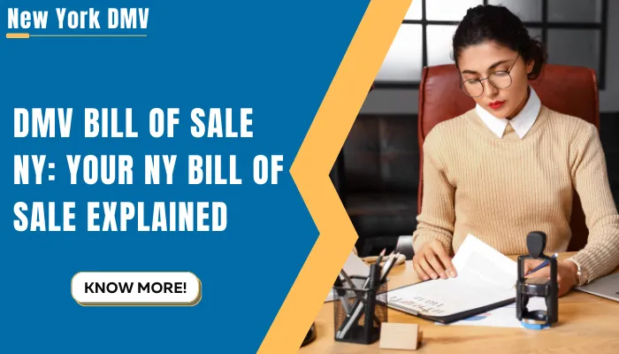 DMV Bill Of Sale NY Your NY Bill Of Sale Explained